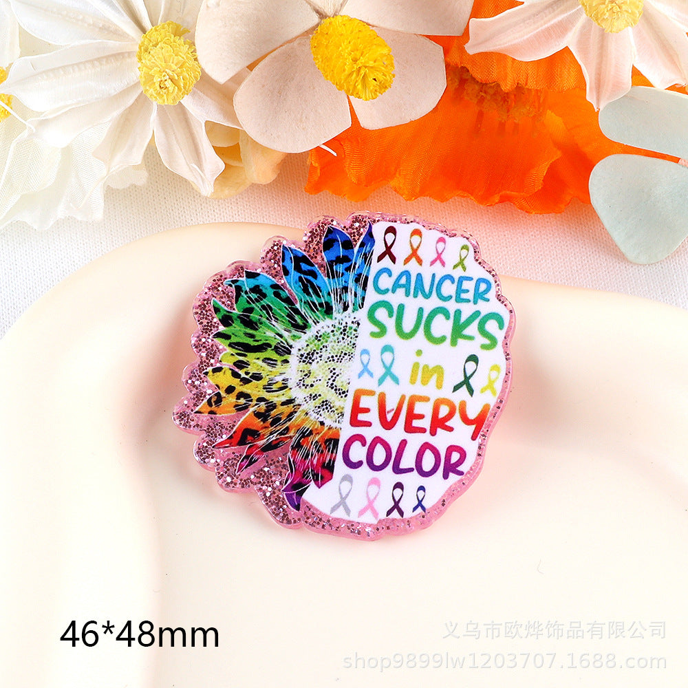 Wholesale 10pcs Cartoon letter pencil cute accessories acrylic