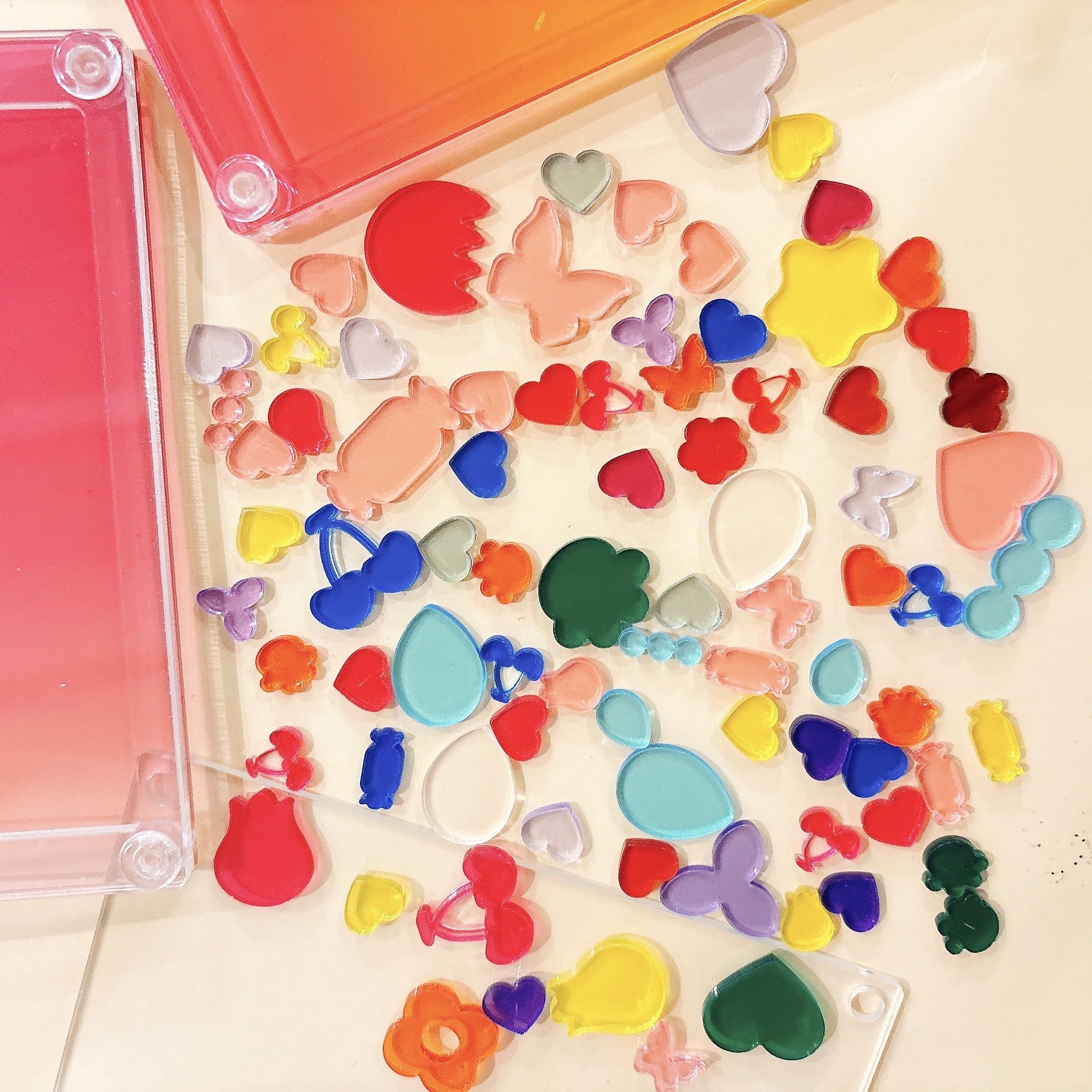 Wholesale Color gradient shake acrylic notebook explosions exquisite loose-leaf  A7A5