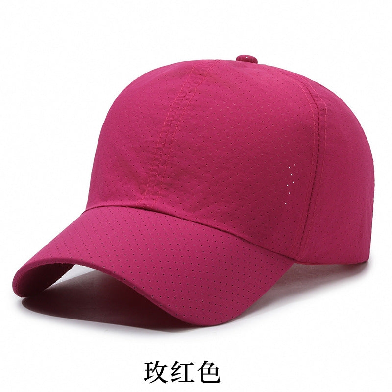 Wholesale Summer Outdoor Casual Quick-drying Punched Mesh Riding Sports Mesh Baseball Cap