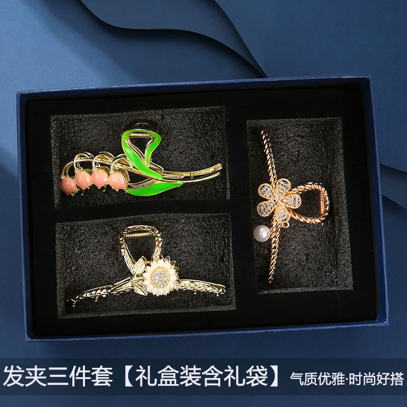 Wholesale Women's Grab Hairpin Antique Hair Accessories Birthday Valentine's Day Gift