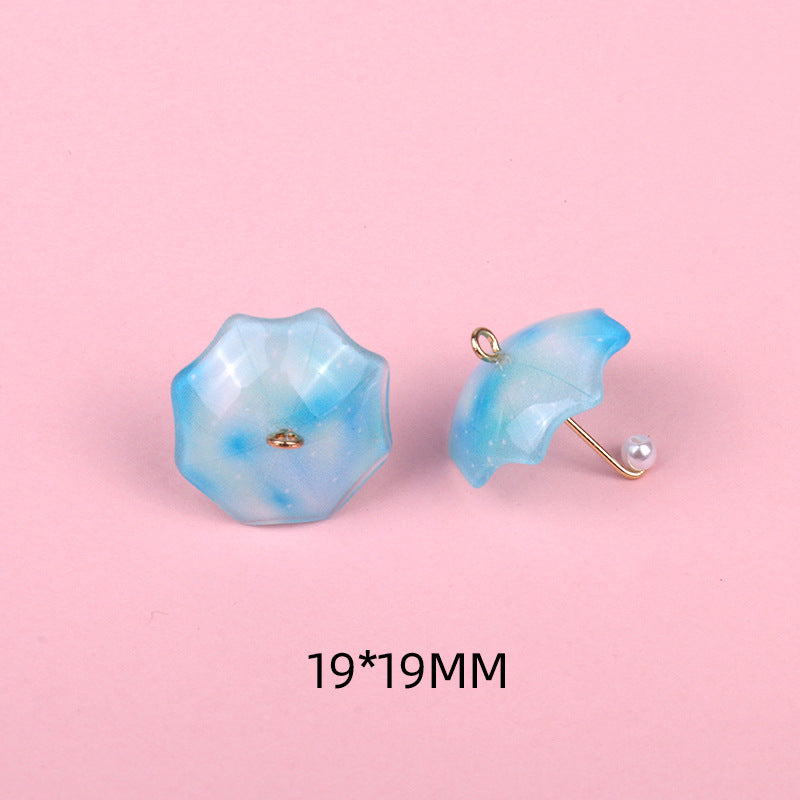 Wholesale Acrylic Small Umbrella Pendant Beads