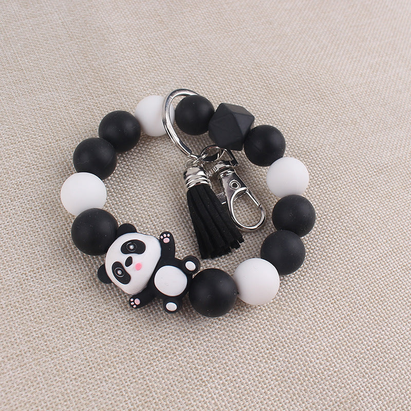 Wholesale Silicone Cartoon Animal Keychain