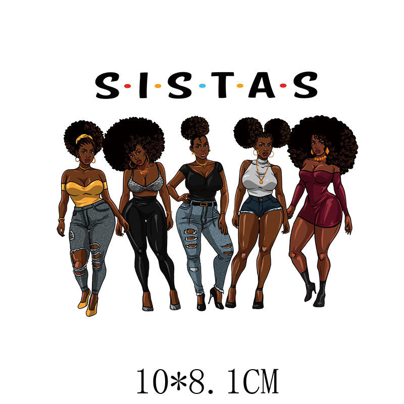 Wholesale 5pcs/pack girls hot stamping UV DTF Ready to Press Transfers Wraps