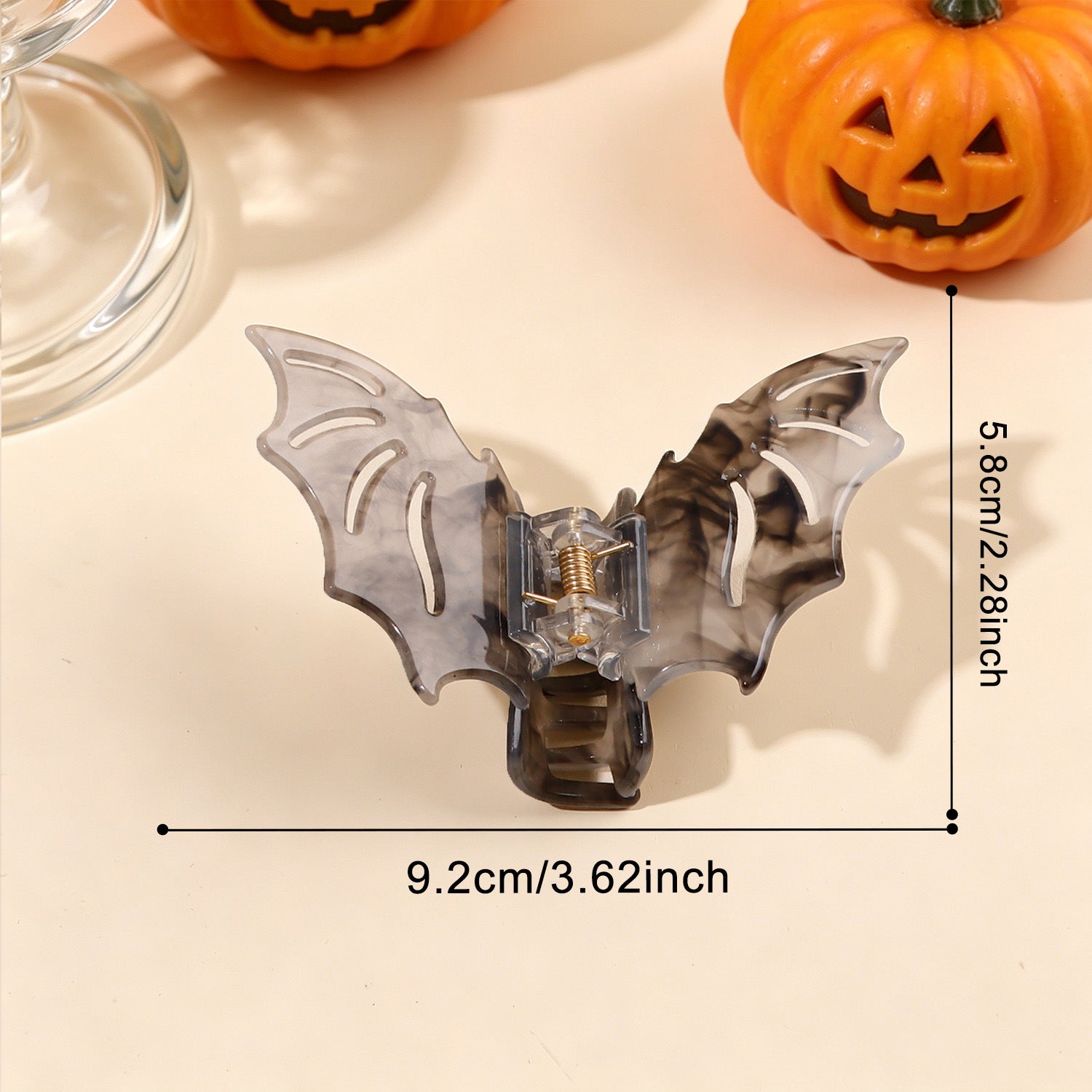 Wholesale PVC Bat Hair Claw Clip For Women  Party Hair Accessory
