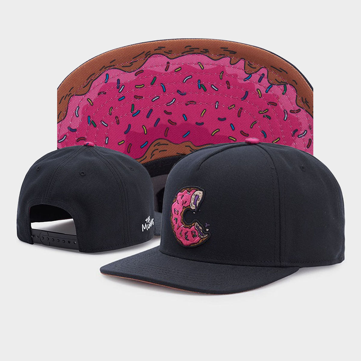 Wholesale Black Donut Hip Hop Style Sports Baseball Hat