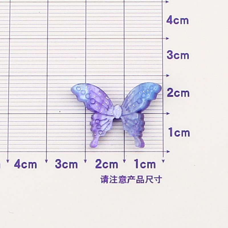 Caja de teléfono de pegamento para la crema de resina de color mariposa de color al por mayor
