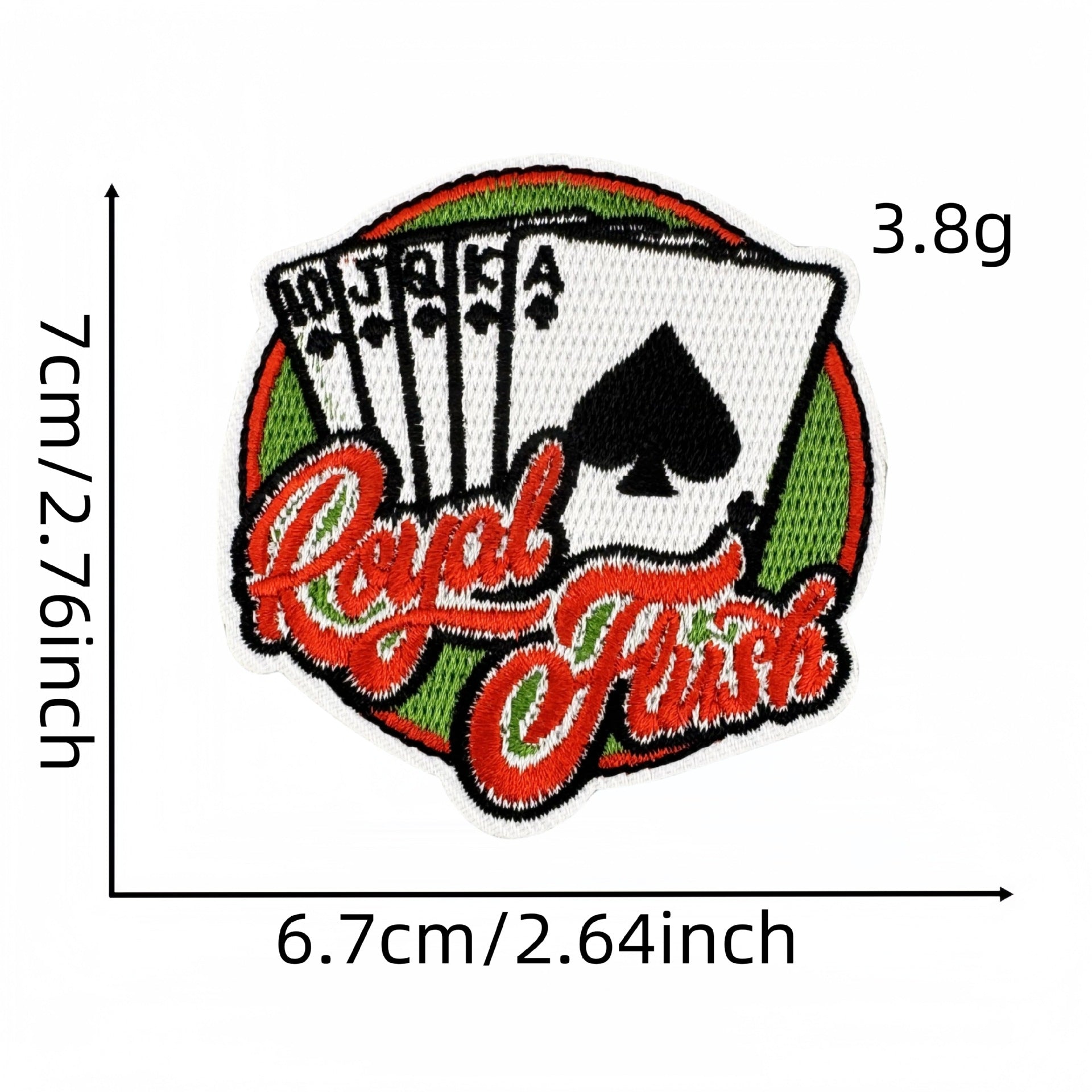 Wholesale Cartoon Playing Card Spade A Cloth Patch Badge