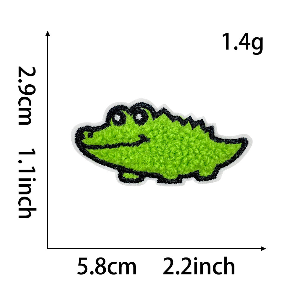 Wholesale Stylish Panda Embroidered Patch Self Adhesive Applique For Coats Trendy Fashion Accessory Boutique Gift For DIY Crafting