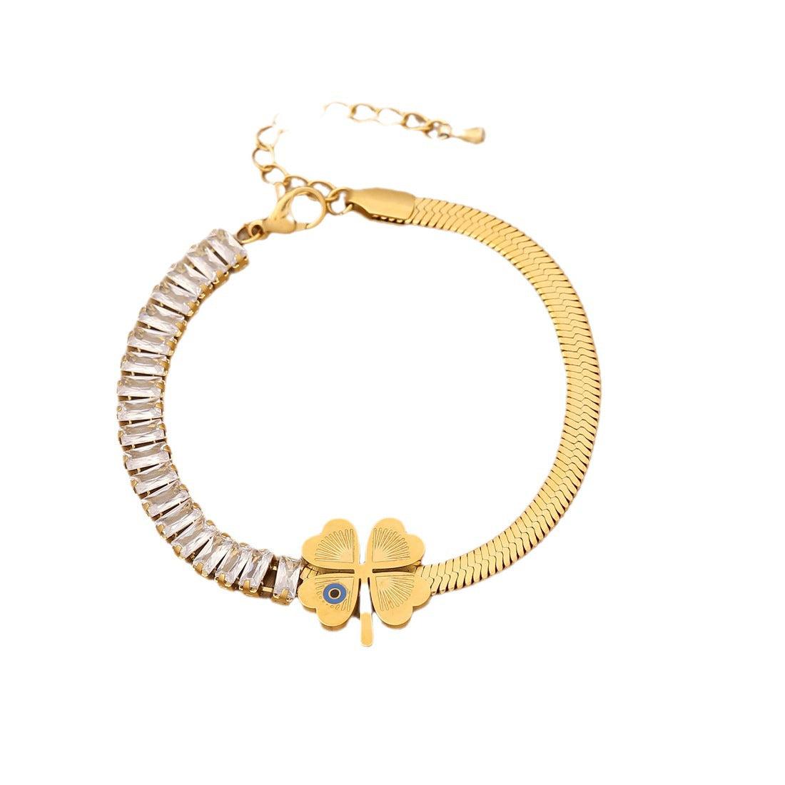 Wholesale Stainless Steel Butterfly Drip Oil Bracelet