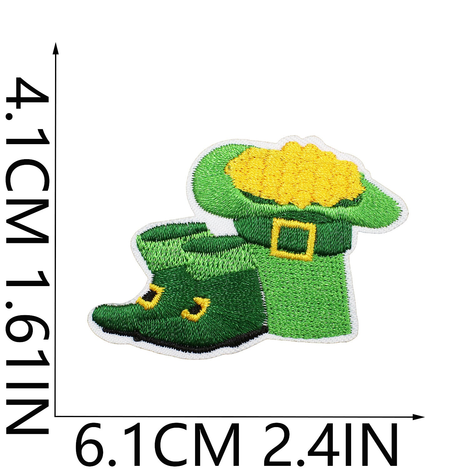 Wholesale St.  Patrick' s Day Rainbow Beer Clover Embroidery DIY Patches