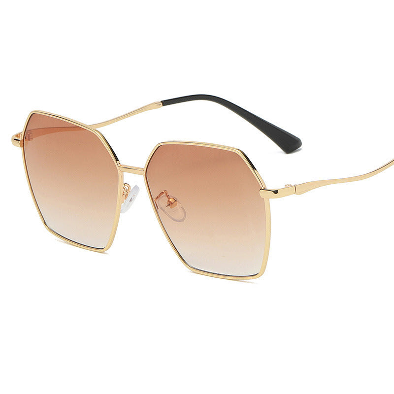 Wholesale Metal Polygon PC Sunglasses