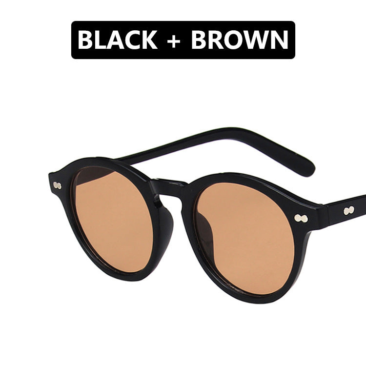 Wholesale Rice Nail Round Frame PC Sunglasses