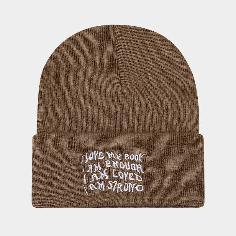 Wholesale Winter Beanie Embroidered Knitted Hat