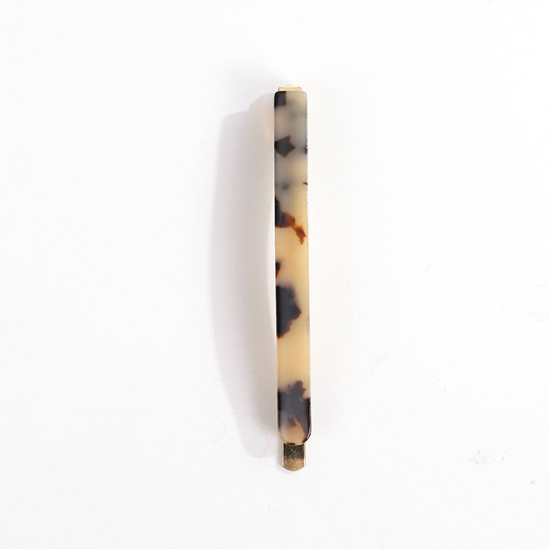 Wholesale Handmade Acetate Hair Clip Tortoise Shell Vintage French Style Women S Side Clip Hair Accessory