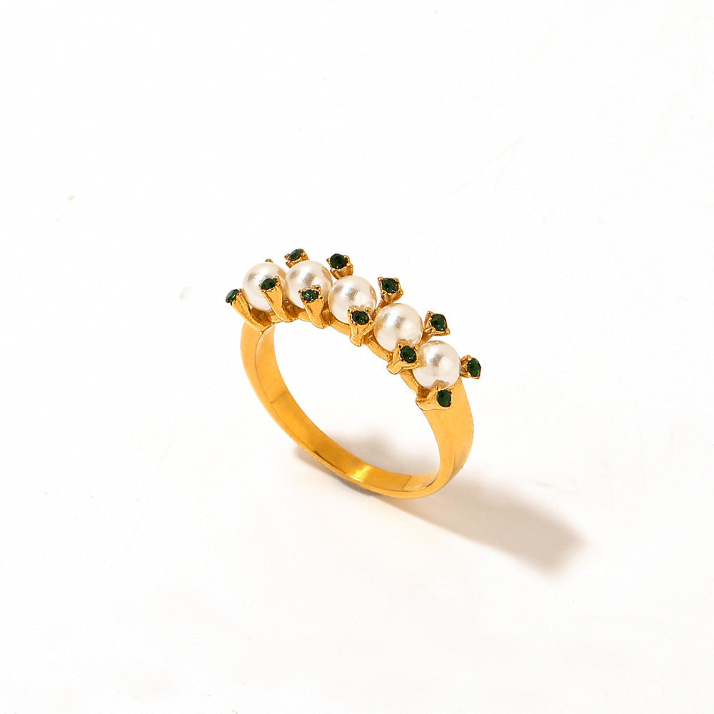 Wholesale Steel Stainless Steel Ring Vintage Round Irregular Rings