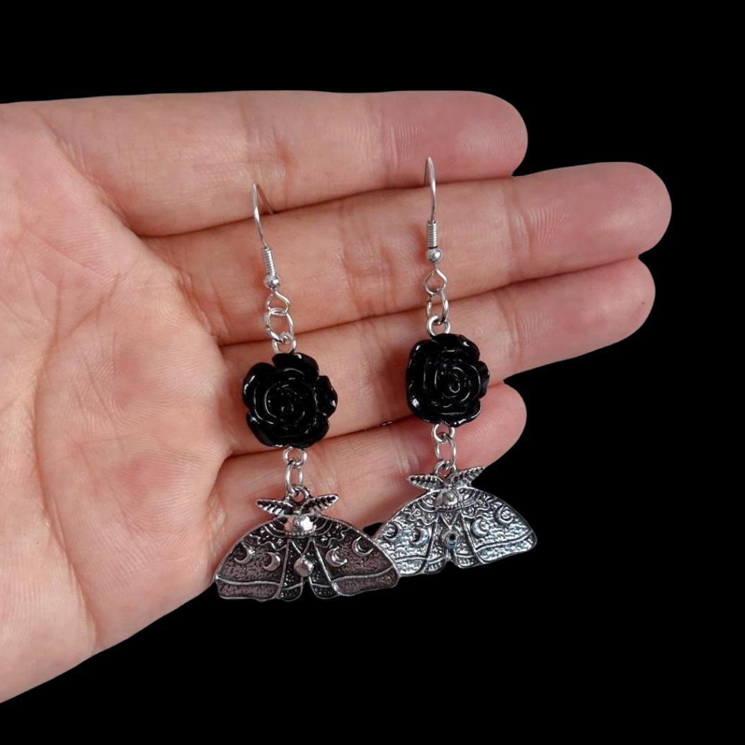 Wholesale  Gothic retro punk bat skeleton butterfly pendant ladies earrings