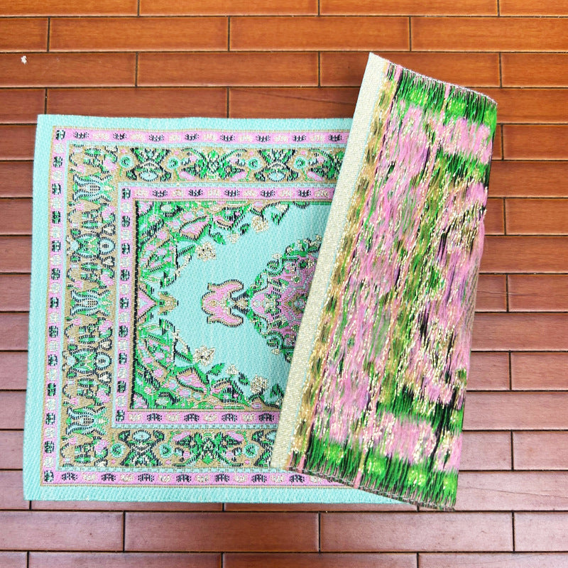 Wholesale 1:12 miniature model floor decoration pure woven Turkish rugs