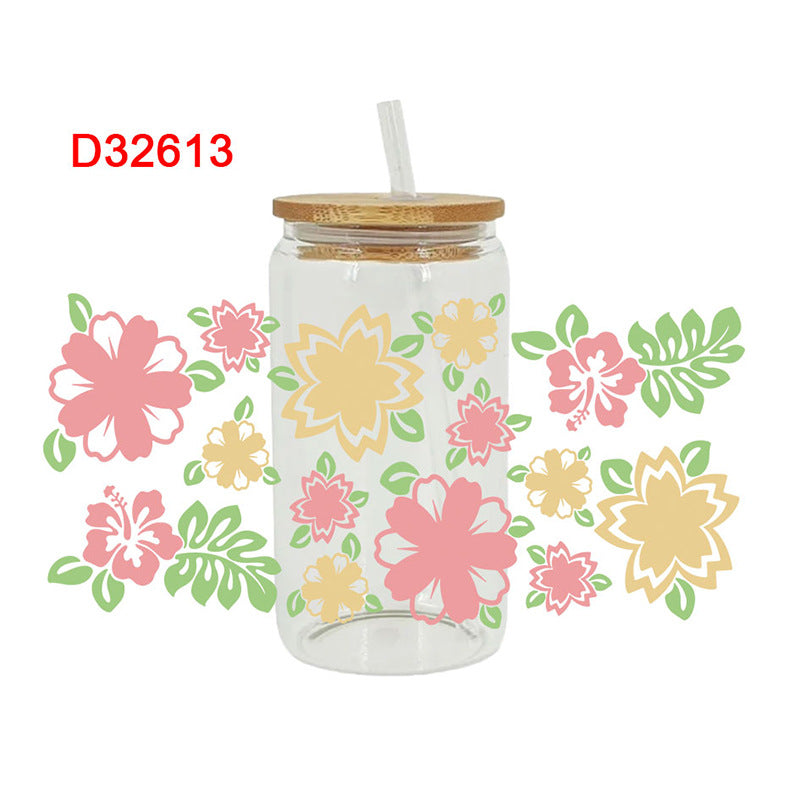 Wholesale Autumn style  16oz Cup UV DTF Wraps