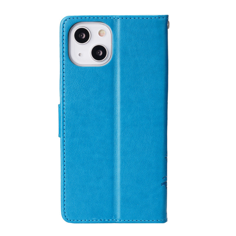 Wholesale PU Butterfly Embossed Phone Case