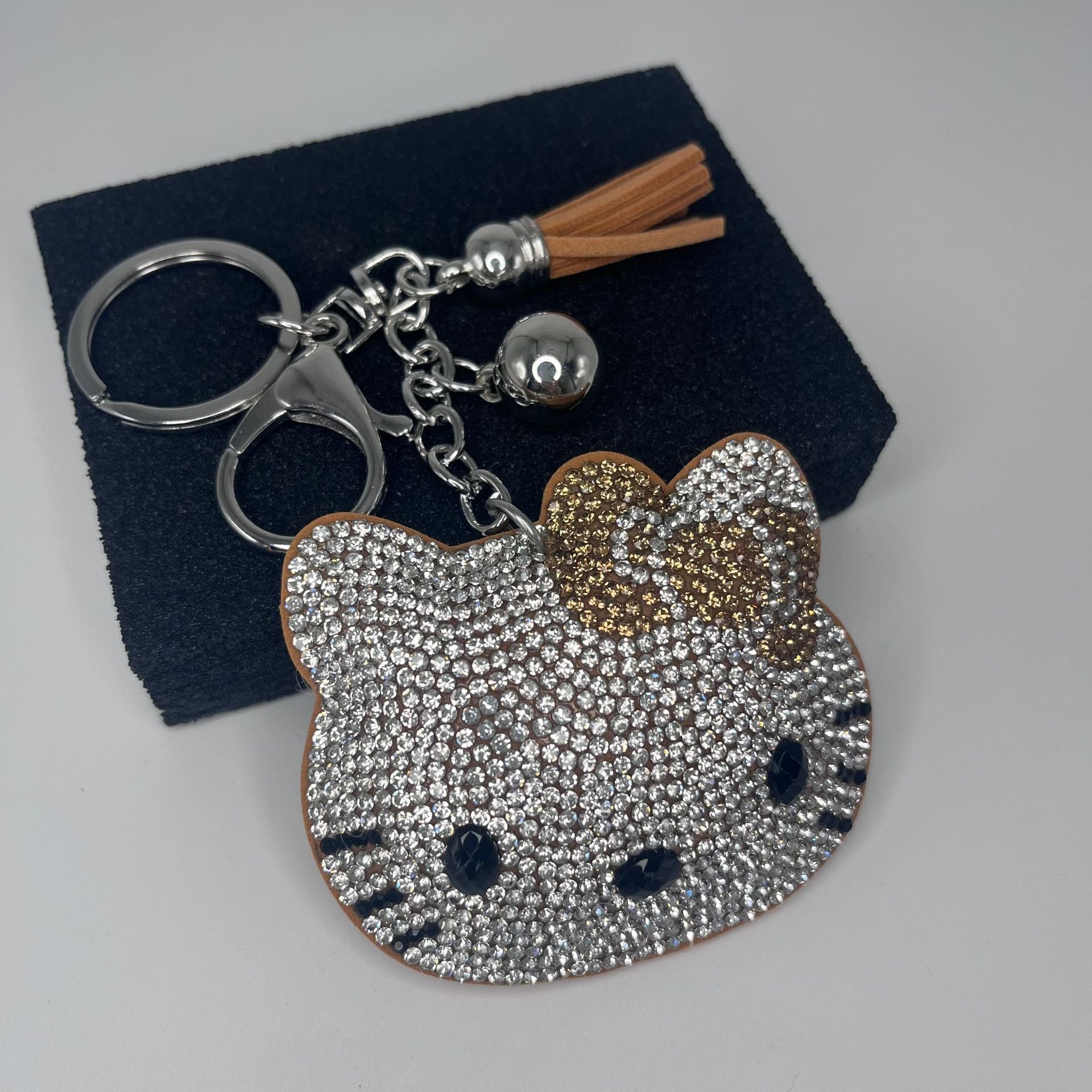Wholesale Rhinestone Creative Anime Cartoon Studded Hot-Fix Rhinestone Keychain
