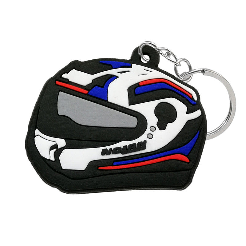 Wholesale 10PCS Motorcycle PVC Keychains