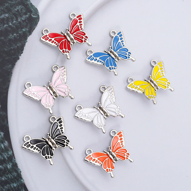 Wholesale butterfly magnetic buckle  bracelet necklace DIY Charms