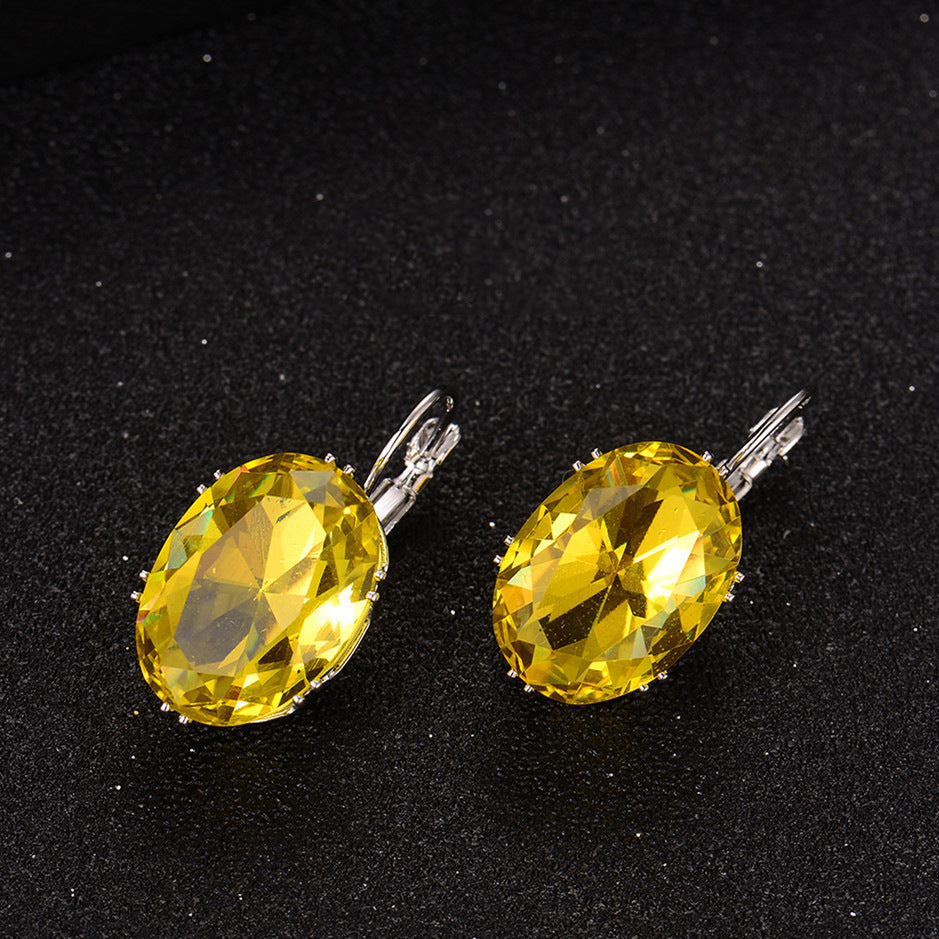 Wholesale Micropaved Square Diamond Zirconia Earrings
