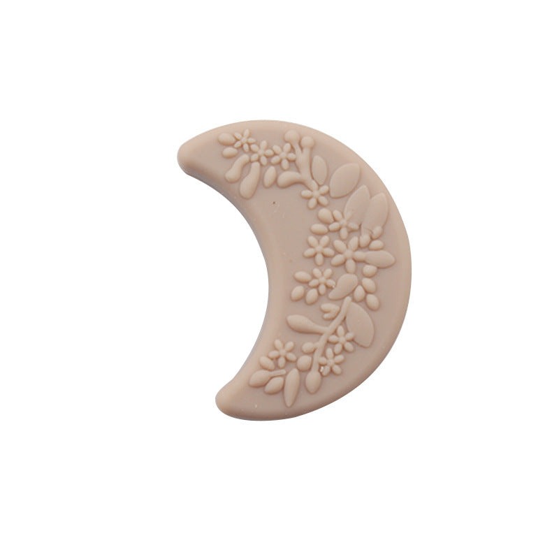 Wholesale Cartoon Moon Printing Silicone Silicone Pearls