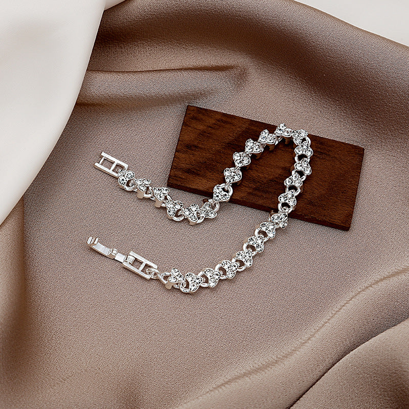 Wholesale Diamond Heart Diamond Bracelet