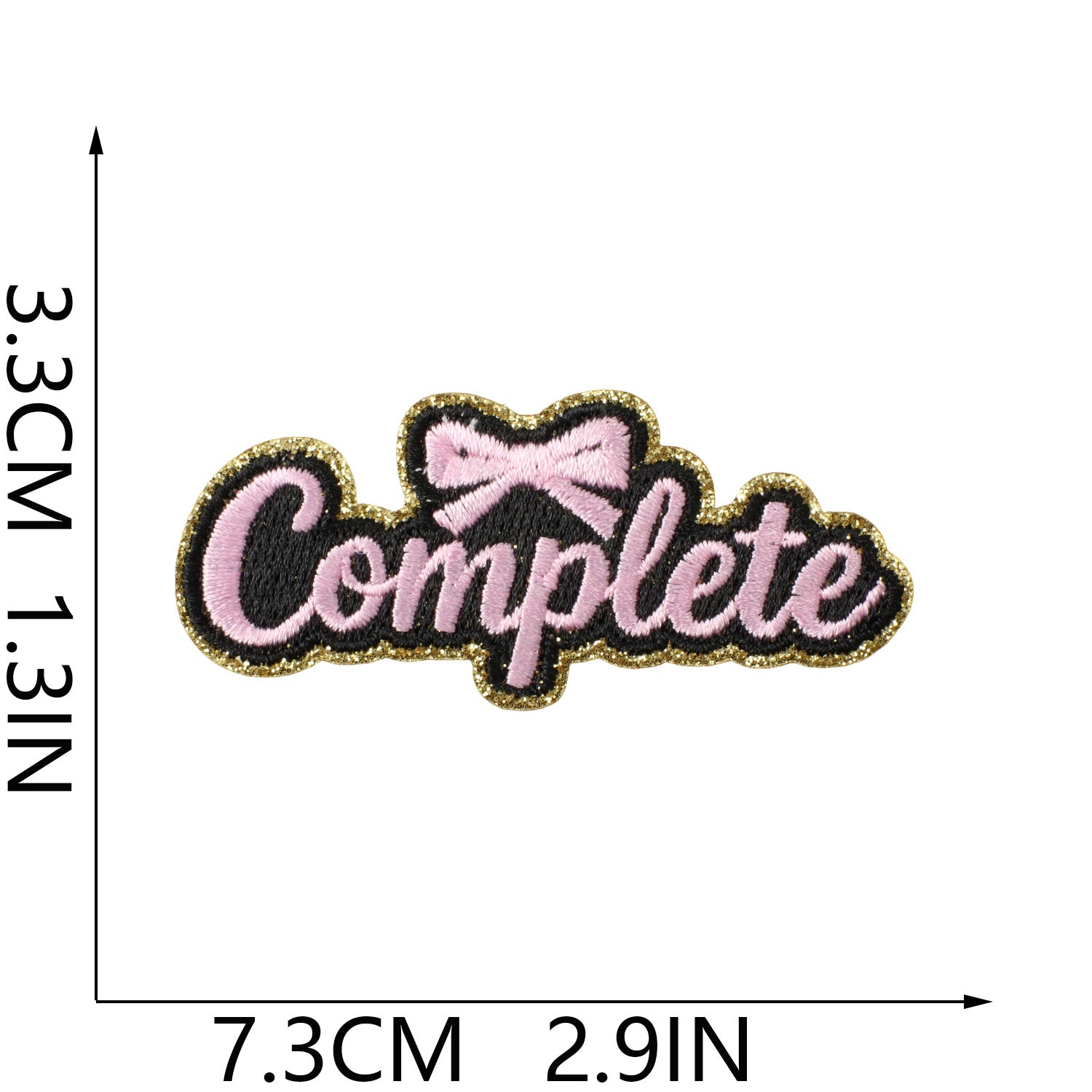 Wholesale Graduation Embroidered Patch Top Honors Future Promise Iron On Applique For Student Clothing DIY Fashion Accessory