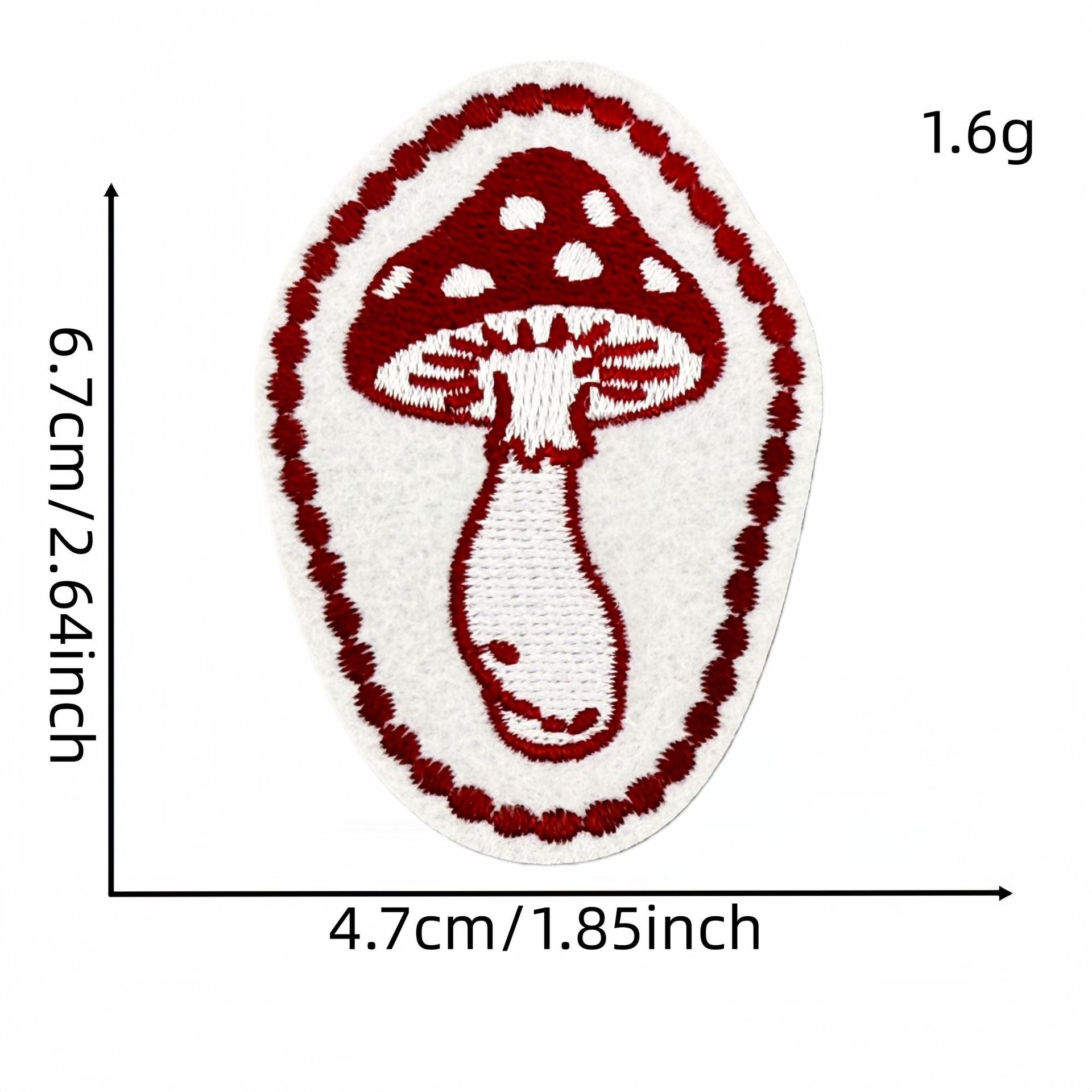 Wholesale Retro Red Valentine Embroidered Fabric Patch Ins Style Clothing Applique For DIY Craft And Resale