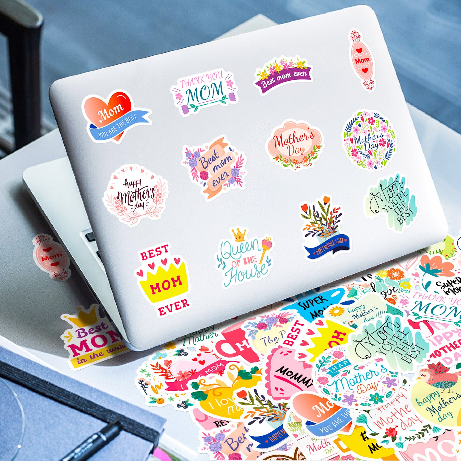 Wholesale Mother's Day English Alphabet Holiday Decoration Stickers