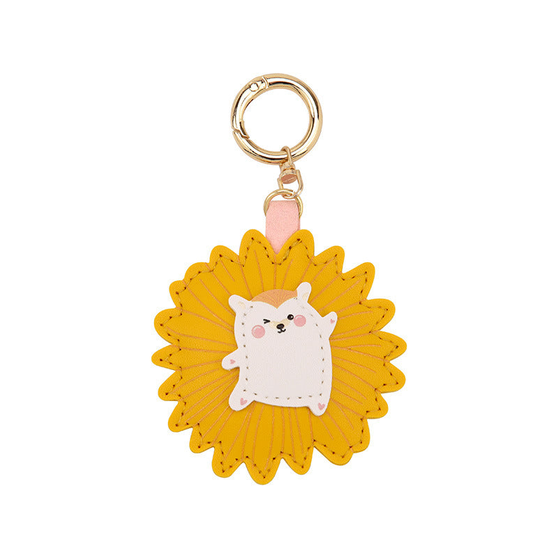 Wholesale of Cute Flower Animal PU Keychains