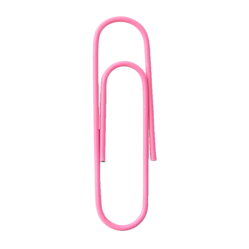 Wholesale Color paper clip 100mm large paper clip plastic-coated paper clip metal 10cm extra large paper clip