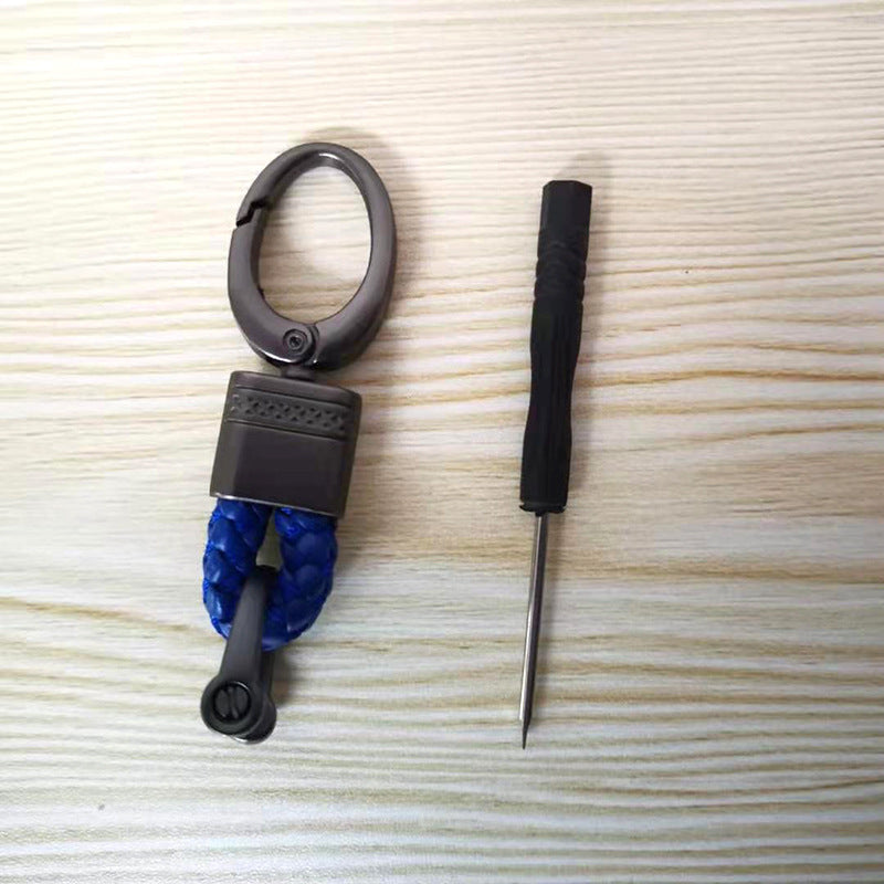Wholesale Woven Rope Alloy Keychains