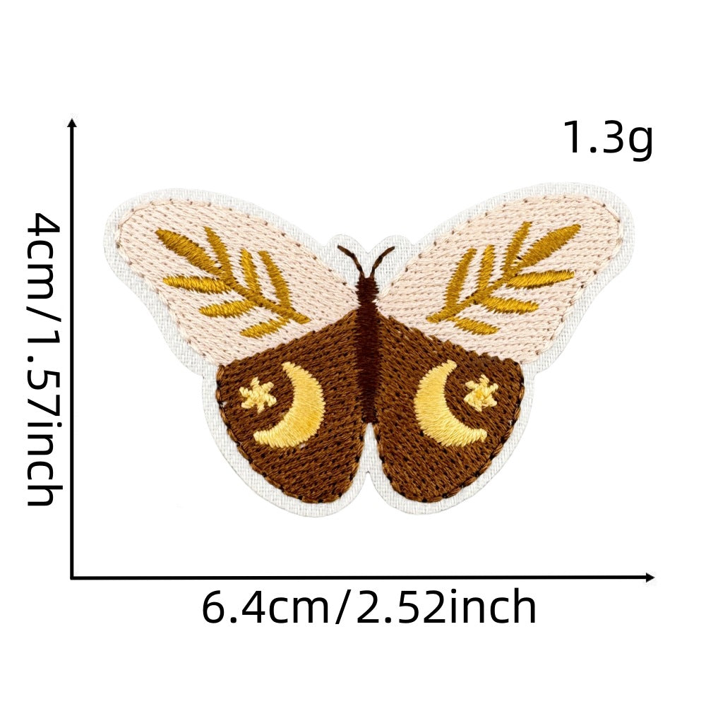 Wholesale Bohemian Chic Embroidered Iron On Patches Polyester Decorative Applique For Coats And Trench Coats