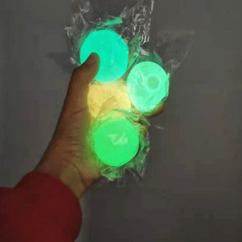 Wholesale TPR Luminous Sticky Target Ball Sticky Wall Ball Decompression Vent Ball