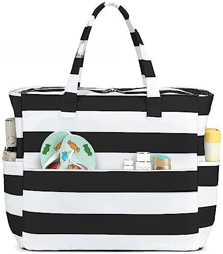 Wholesale multi-functional large  classic popular beach bag travel holiday gym essential