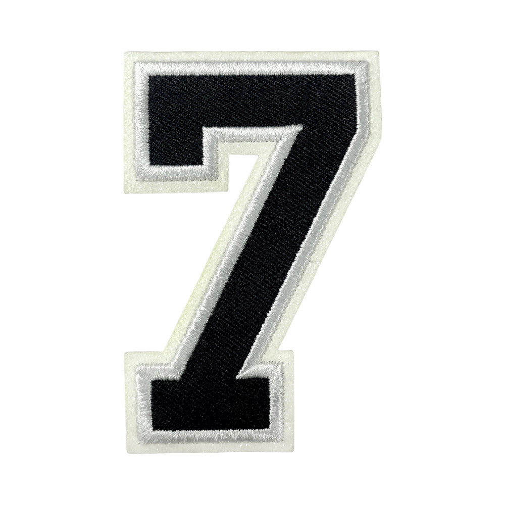 Wholesale Baseball Numbers 0 9 Iron On Embroidery Patches Polyester Fashion Accessory DIY Craft Supply For Clothing And Boutique Resale