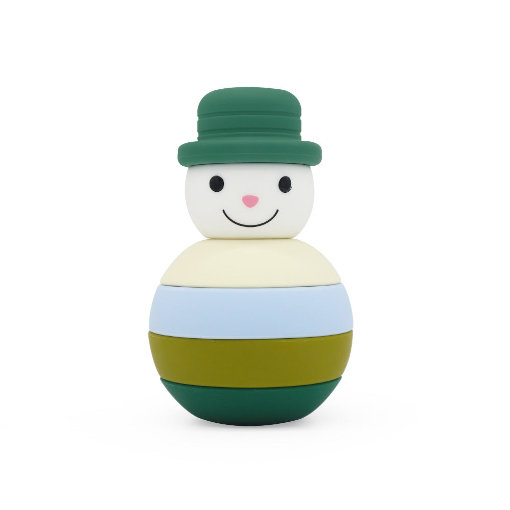 Wholesale 10PCS/PACK Silicone Christmas Stacking Children's Toys