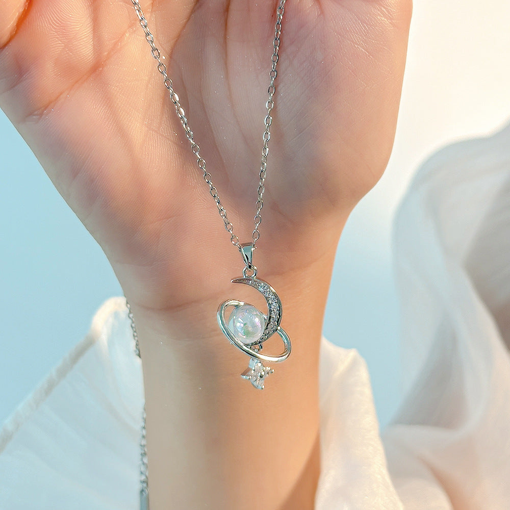 Wholesale Simple and Color Preserving Titanium Steel Women's Versatile Niche High End Exquisite Light Luxury Versatile Simple Necklace