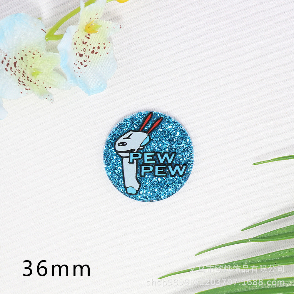 Wholesale 10pcs Cute Acrylic DIY Patch Accessories