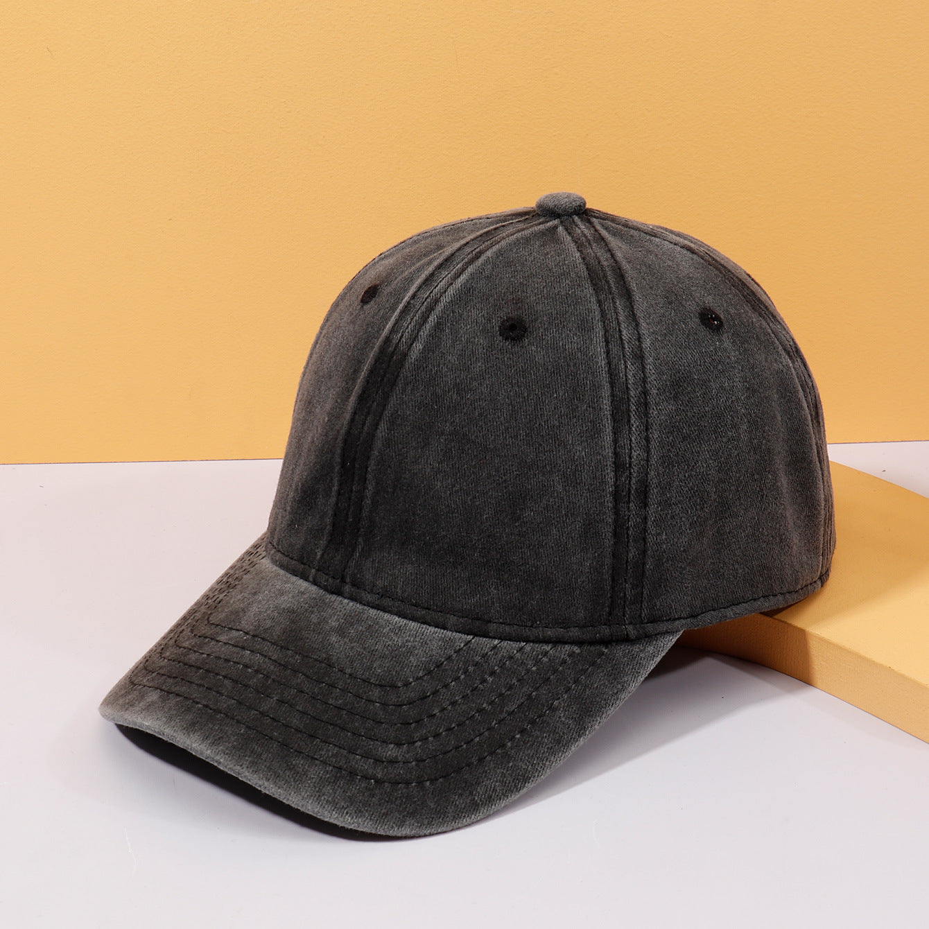 Wholesale Washed distressed soft top vintage baseball cap