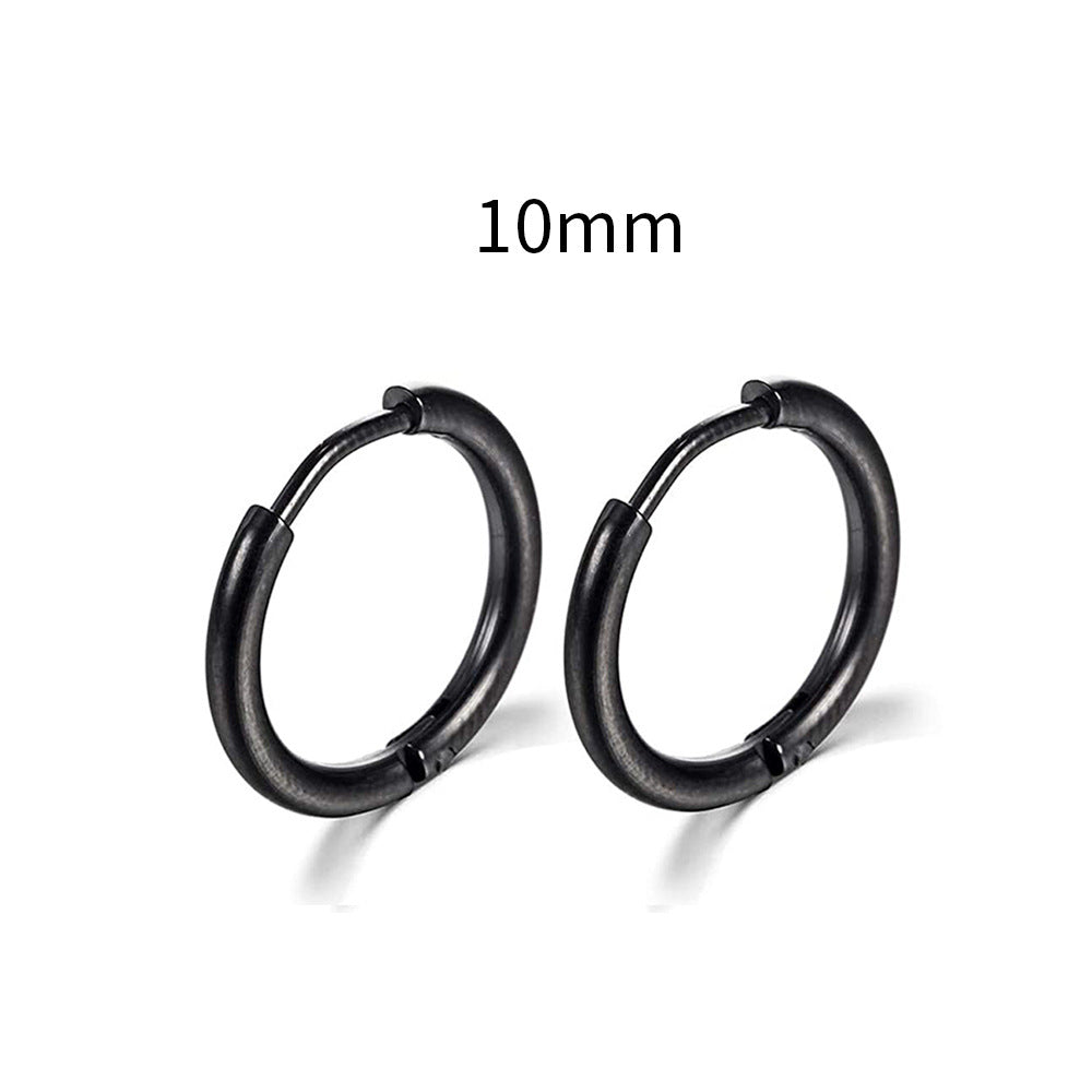 Wholesale Creative Design Stainless Steel Circular Earrings
