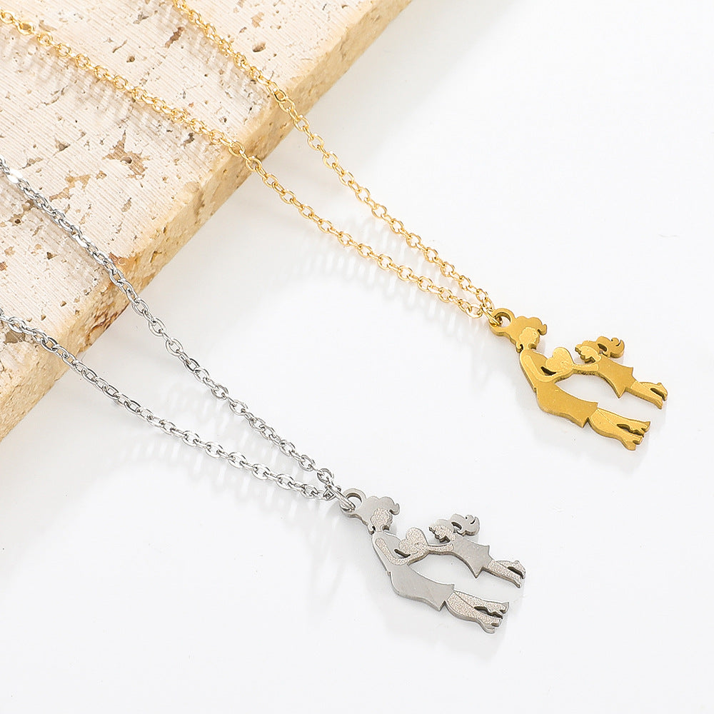 Wholesale mother' s day necklace stainless steel