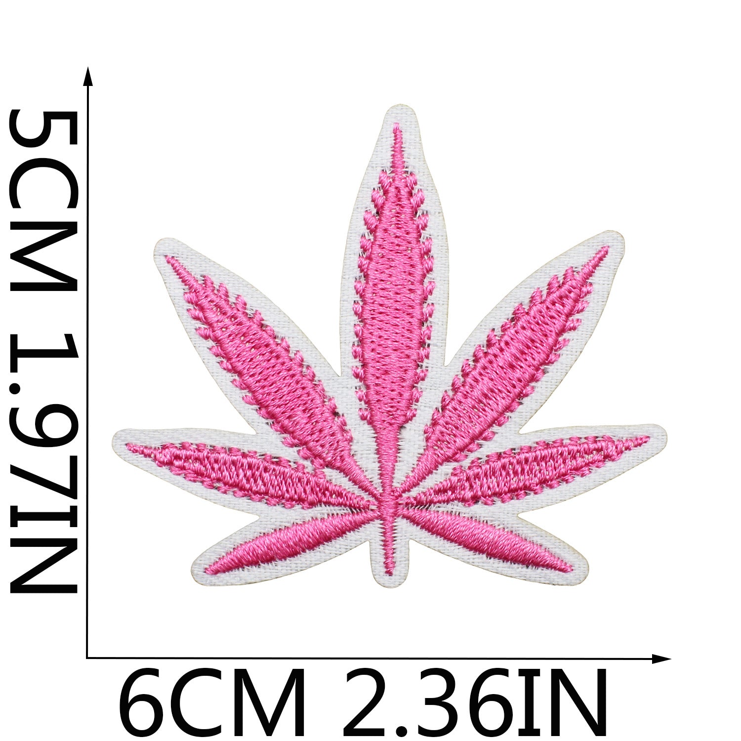 Wholesale Stylish Embroidered Maple Leaf Patch For Teen Girls Clothing Decorative Accent DIY Craft Supply
