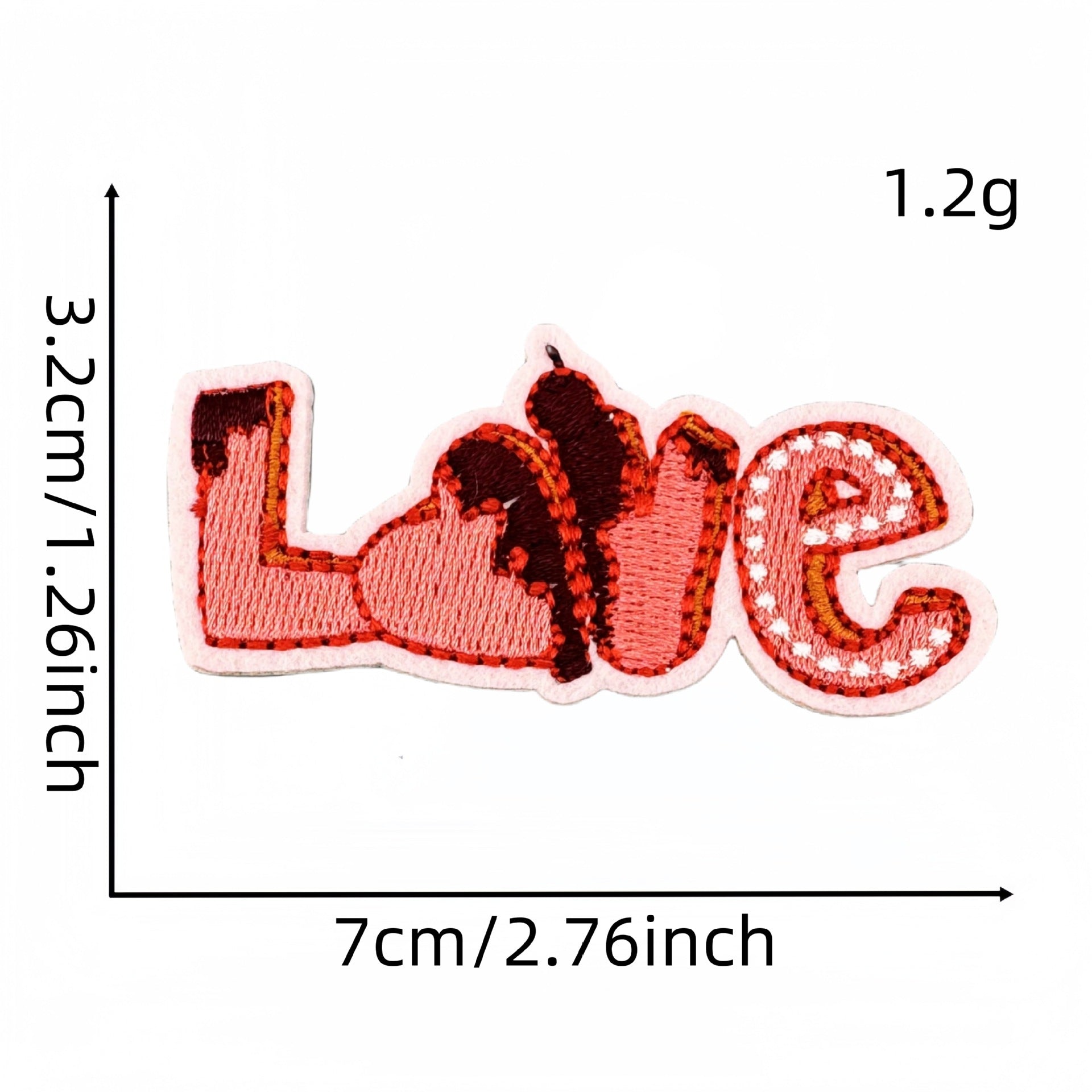 Wholesale Valentine' s Day Pink Love Cartoon Embroidery DIY Patches
