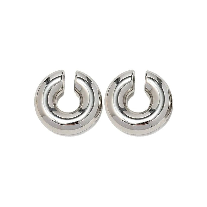 Wholesale Stainless Steel Hollow Ring Ear Clips Non-perforated Cartilage Clips