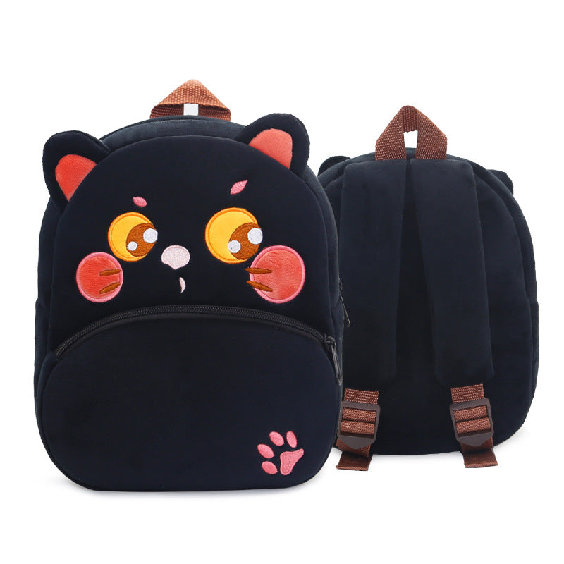 Wholesale Plush Cartoon Animal Kids Backpack
