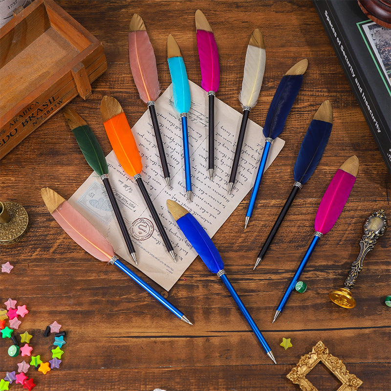 Wholesale Color Quill Ballpoint Pen Set Gift